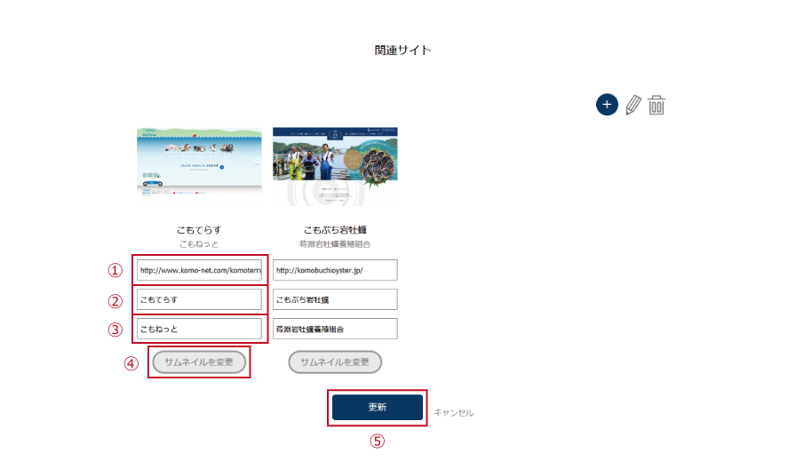 関連サイトギャラリー編集